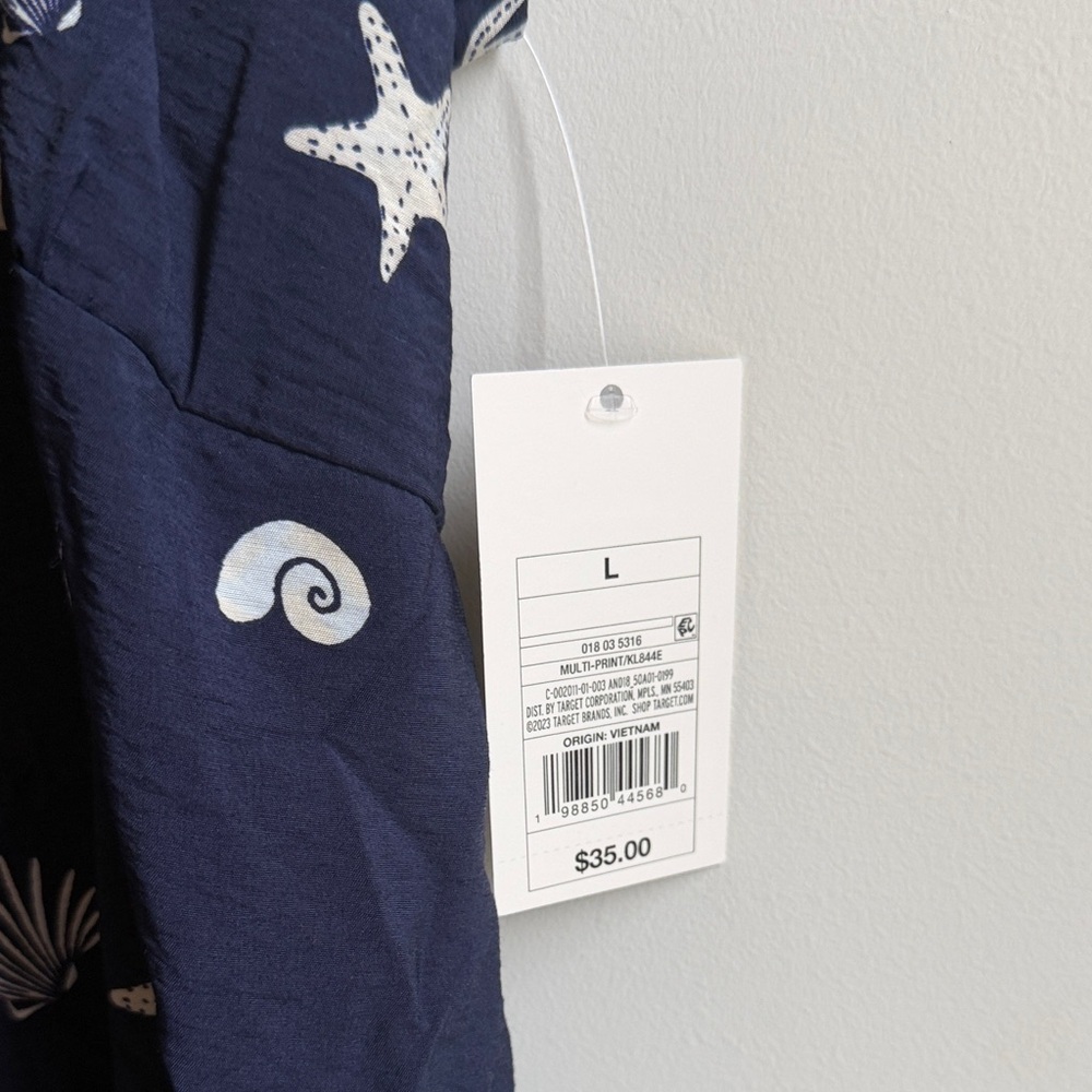 A new day Navy Blue Star and Sea Shells Maxi Dress - Picture 3 of 7